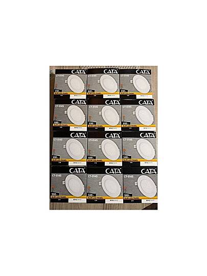 Cata 5145 Sıva Altı LED Panel Beyaz Işık 12 Adet