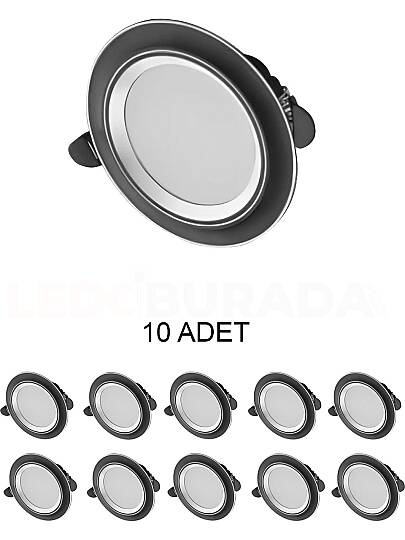 Cata CT-5258 Zebra Led Armatür 6W 10’lu Paket