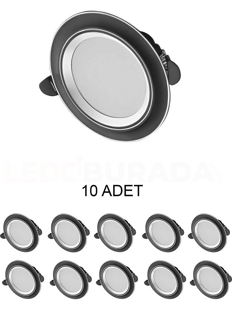 Cata CT-5258 Zebra Led Armatür 6W 10’lu Paket - 1